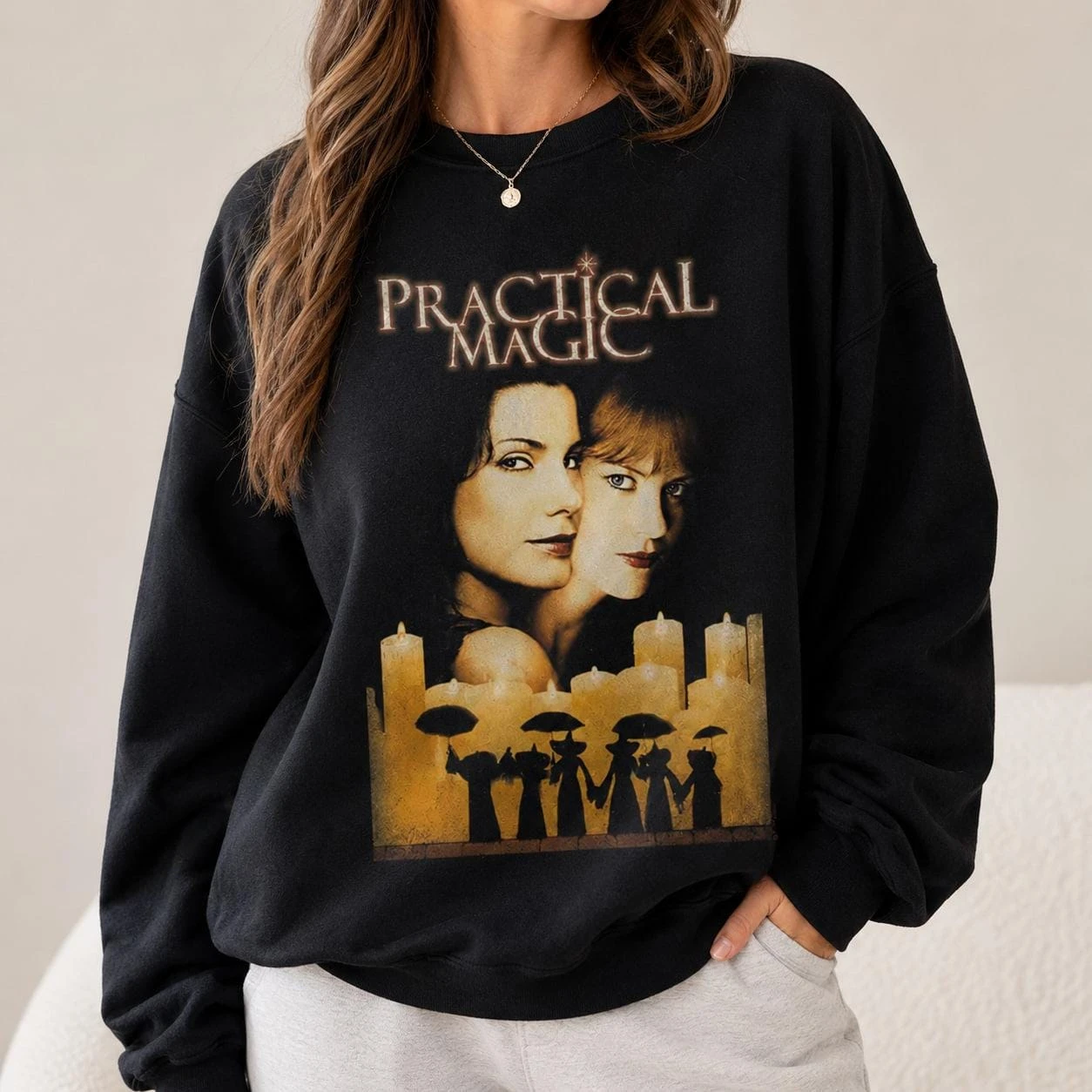 Vintage Practical Magic 1998 Sweatshirt, Witch Movie Sweatshirt, Midnight Margaritas Shirt, Witchy Aesthetic Graphic Tee