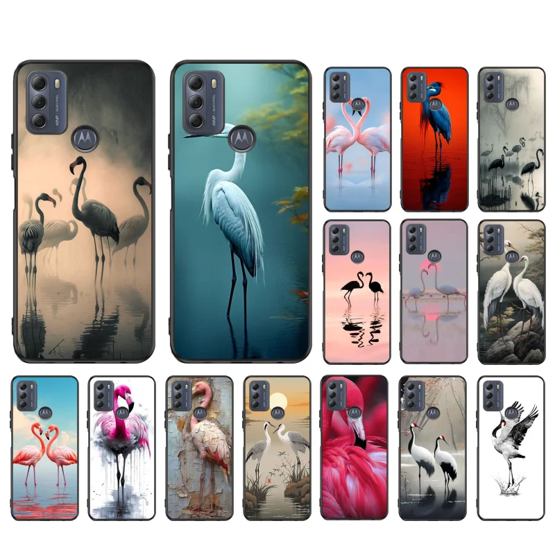 Bird Flamingo Animal Phone Case ForMoto Edge 50 40 Pro Edge 40 30 Ultra Neo Fusion G Power G Stylus G Play E32 E20 E40