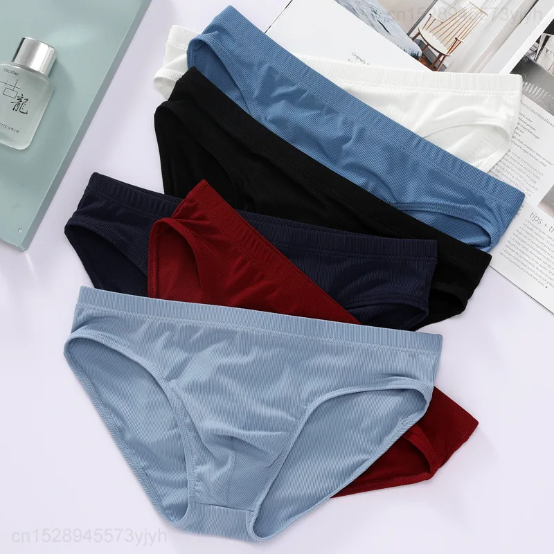 1Pcs Youpin Ice Silk Underwear Briefs Youth Sexy Pants Summer Thin Section Comfortable Breathable Panties Men Solid Underwear