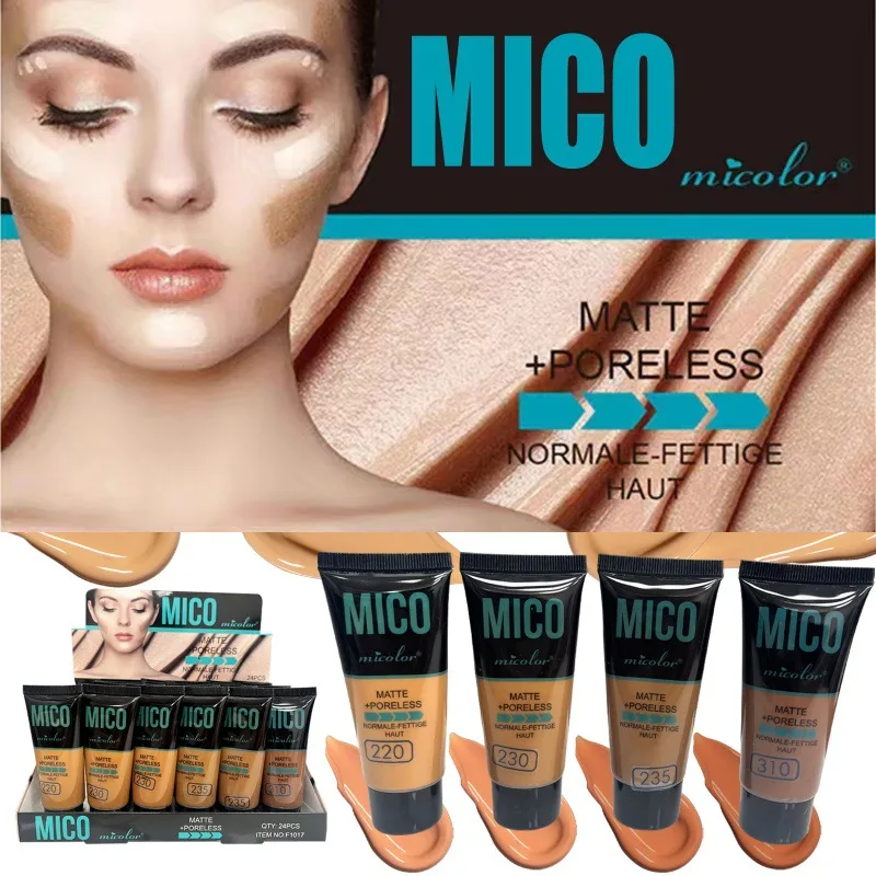 Fit Me Base Make-Up Foundation 24Ml Volledige Dekking Voor Zwarte Vrouwen Vette Droge Gezicht Concealer Foundation Make-Up Koreaanse Cosmetica