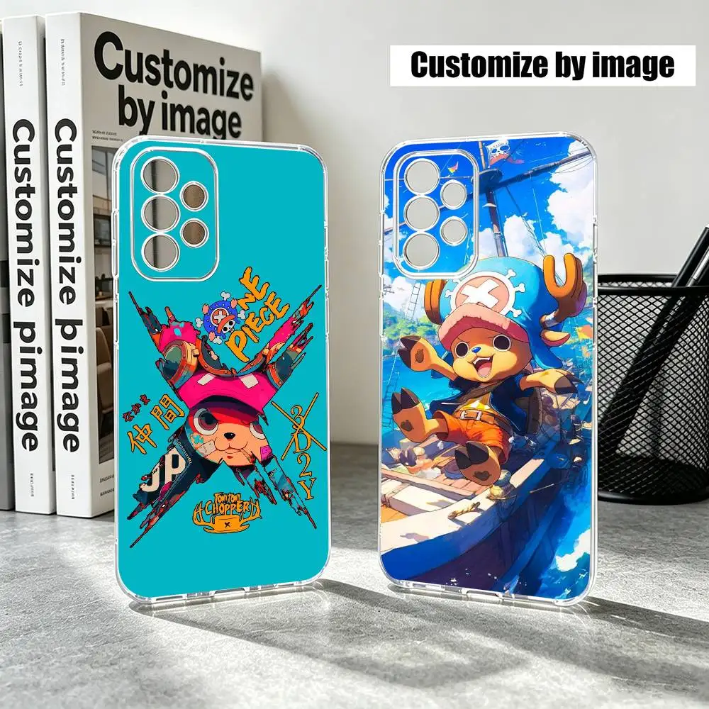 Anime Chopper S-Straw Hat One P-Piece Phone Case Transparent Silicone Soft For Samsung S25,S24,S21,S22,S23,S30,Ultra,S20,Plus,Fe