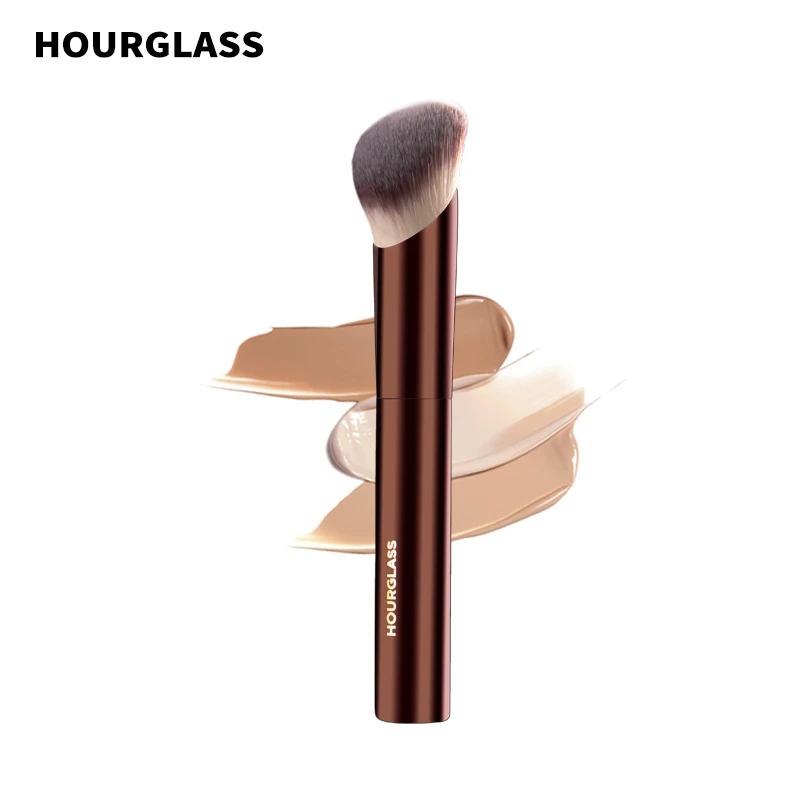 Pennello per Trucco Hourglass - N.21 Ambient Soft Glow, Pennello per Fondotinta con Setole Morbide, Design alla Moda, Pennello Singolo per il Viso