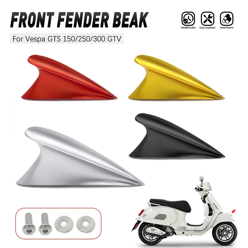 

Port Bird Beak Lower Lip Intake Mask Punching Baffle Intake Hood Accessories For Vespa GTS300 Primavera 150 2023 2024 2025