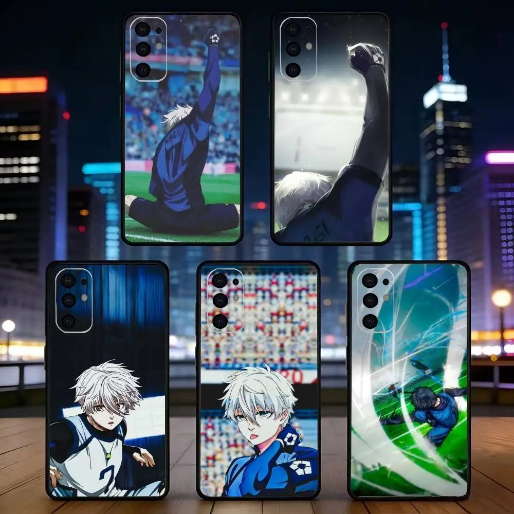AAA B-BLUE LOCKS S-Seishiro Nagi Phone Case For Samsung S25,S24,S21,S22,S23,S30,Ultra,S20,Plus,Fe,Lite,Note,10,Black Cover