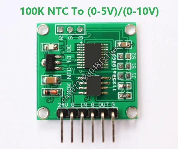 

NTC Thermistor to 100K NTC to 0-5V 0-10V Linear Conversion Temperature Transmitter Mode