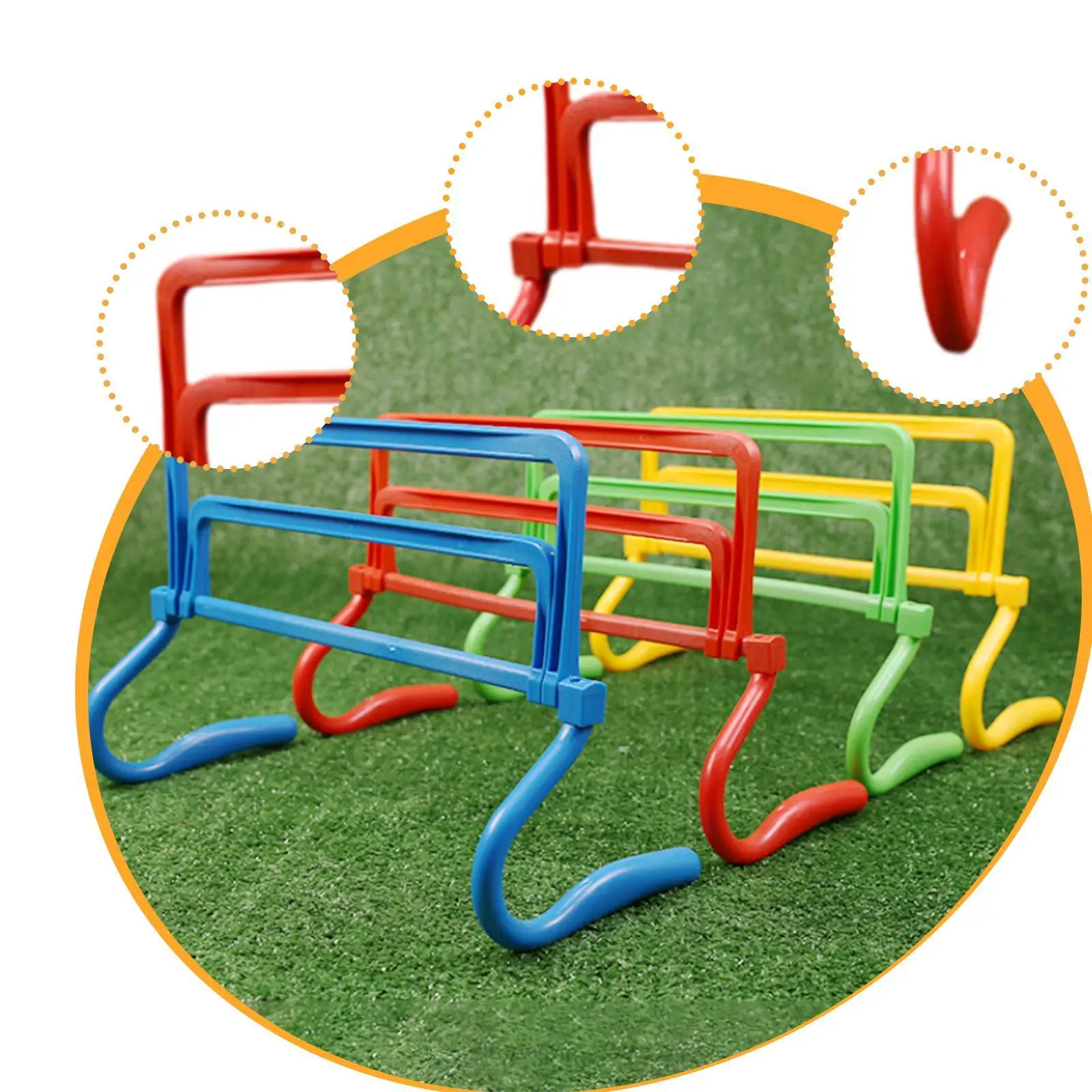 Snelheid behendigheid hindernis snelheid en behendigheidstrainingsapparatuur, verstelbaar, springstangset voor training voetbal huisdieren