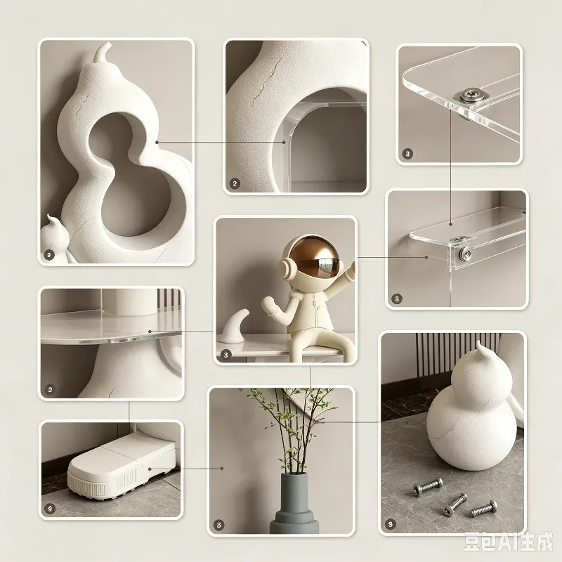 rock slab light luxury entrance table high-end simple entrance table living room corridor entry bill