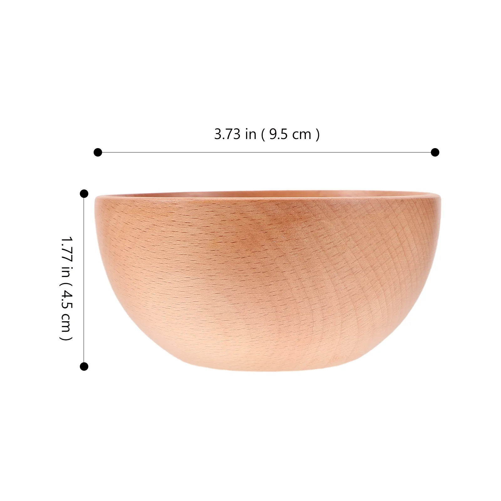 

Wood Salad Bowl Natural Burr-Free Surface Lightweight Food-Grade Bowl for Serving Salad Fruit Fruit Bowls Bowls for Kitchen