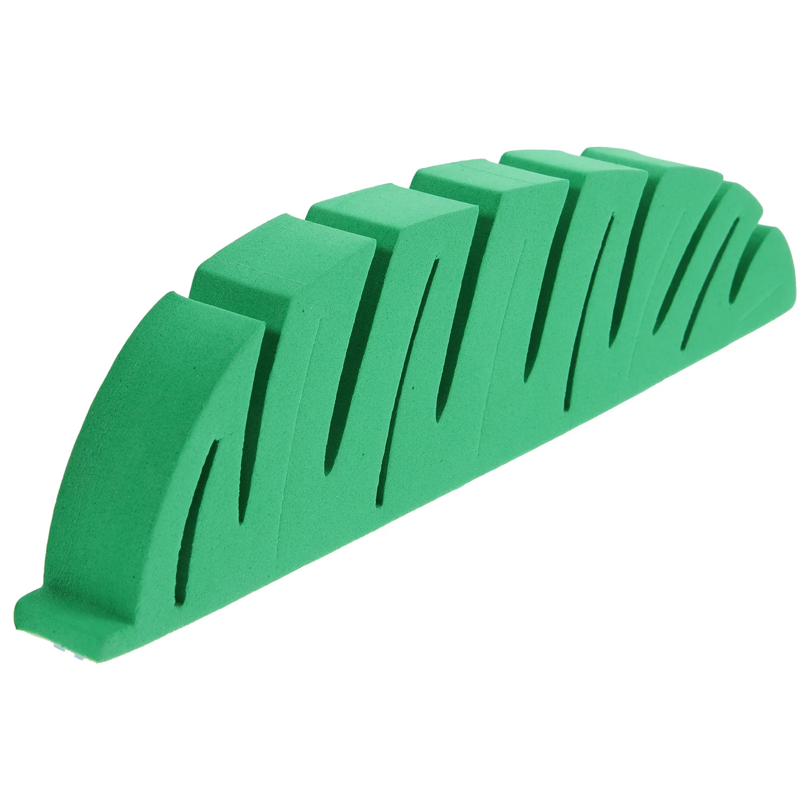 Soporte para brochas de maquillaje con forma de hoja de montaje en pared, estante de secado adhesivo para brochas de maquillaje y cepillos de dientes, solución de almacenamiento compacta