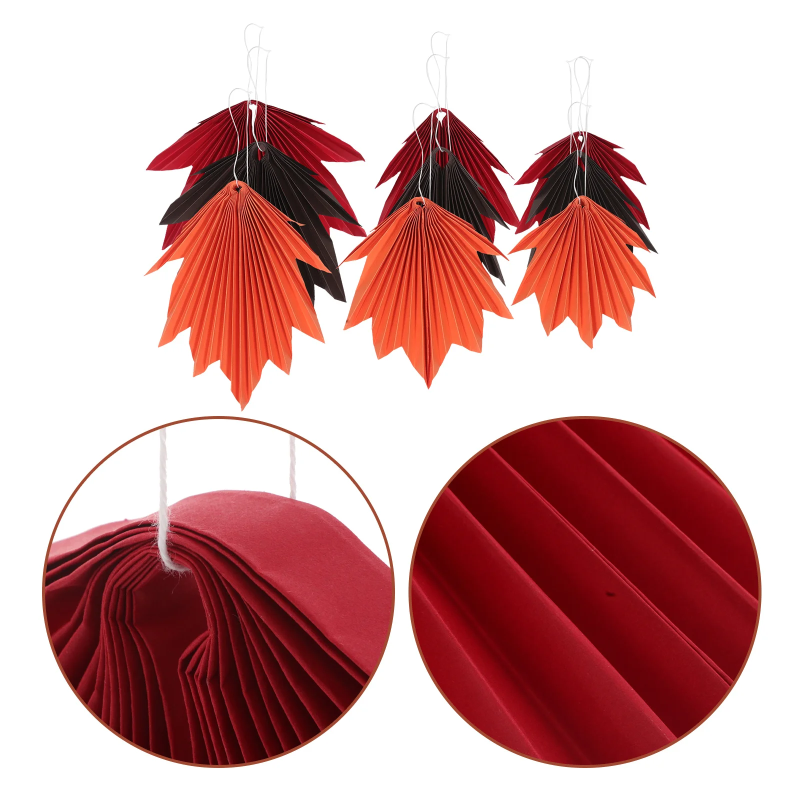 

9Pcs Autumn Decoration Fans Maple Leaf Paper Fans for Fall Festival Thanksgiving Party Decor Indoor Outdoor Fall Maple Leaf