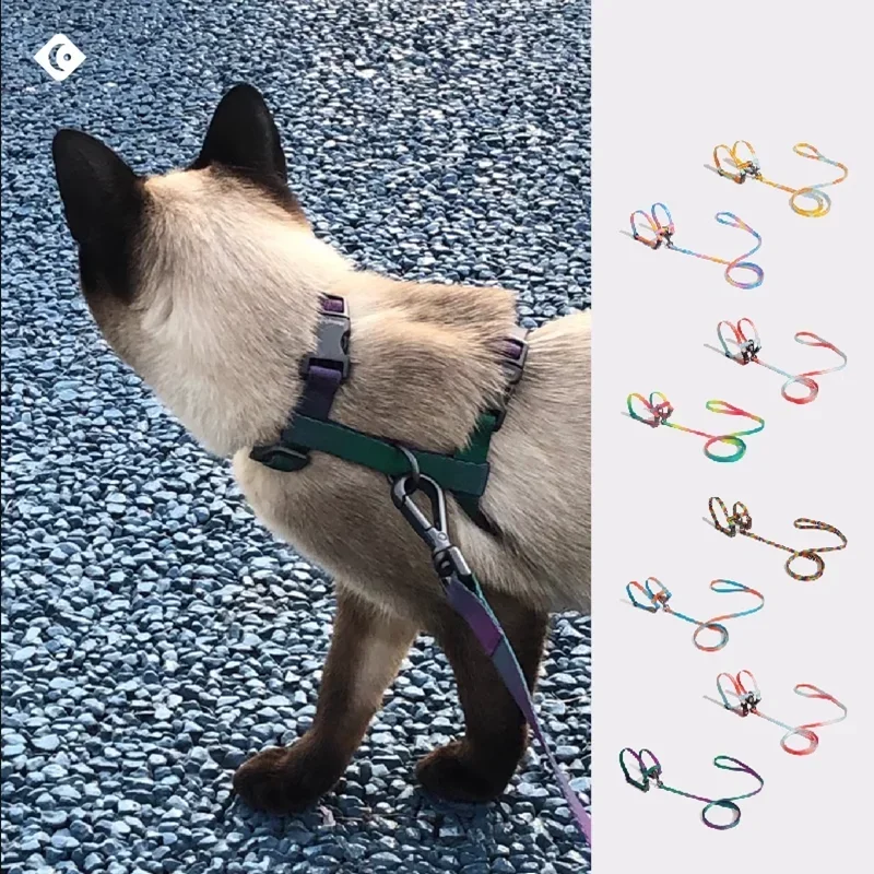 

Anti-break-free Adjustable Cat Harness and Leash Set Katten Accessories Pet Supplies Gatos Accesorios Arnes Gato Cats Supplies
