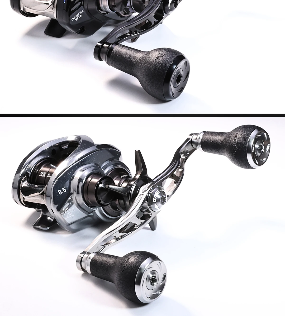 HEIGHTEN Ultraleichte UV-Photochrome Anti-Rutsch-Knopfgriff-Baitcasting-Rollen-Modifikationsteile für Outdoor-Angelzubehör – Detail 20