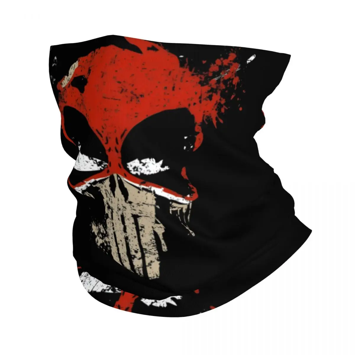 PUNISHMENT BY CHIMICHANGA Marvel Comics Bandana Neck Cover Printed Motorcycle Club Face Mask Running Unisex Adult Breathable