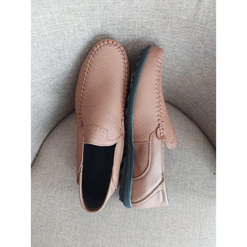 Novo de alta kvalitet masculino عارضة ليف مودا ao ar Libre preguiçoso deslizamento-em sapatos masculinos sapatos casuais