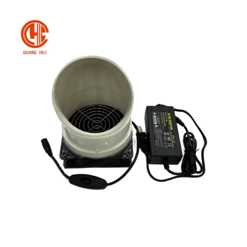 【New】Guanghui 110V-220V High Air Volume Plastic Exhaust Fan Dust Collecting Tool Jewelry Mold Essential Equipment 0.75kg