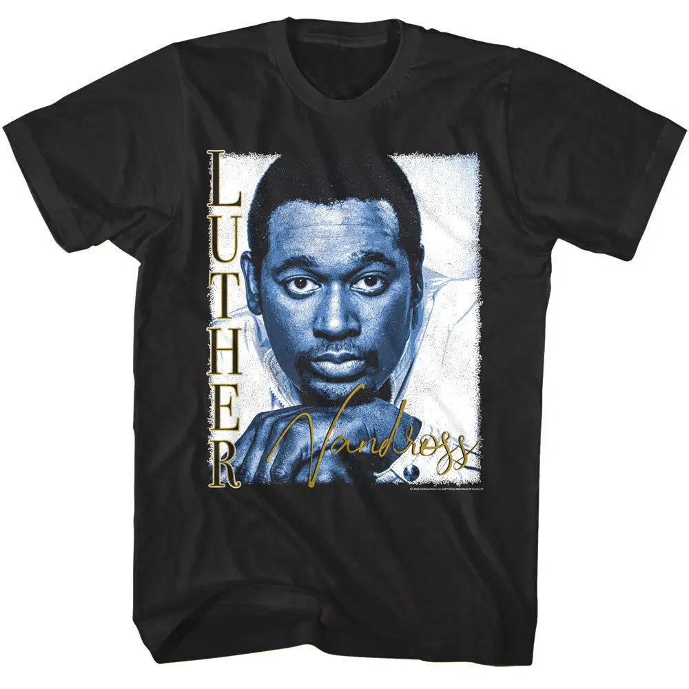 Luther Vandross Thoughtful Portrait Men'S T Shirt R B Soul Singer Concert Tour