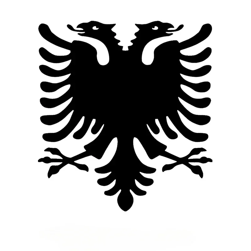 Албанский двуглавый орел, автомобильная наклейка, виниловая наклейка, водостойкий автодекор для бампера грузовика, заднего окна