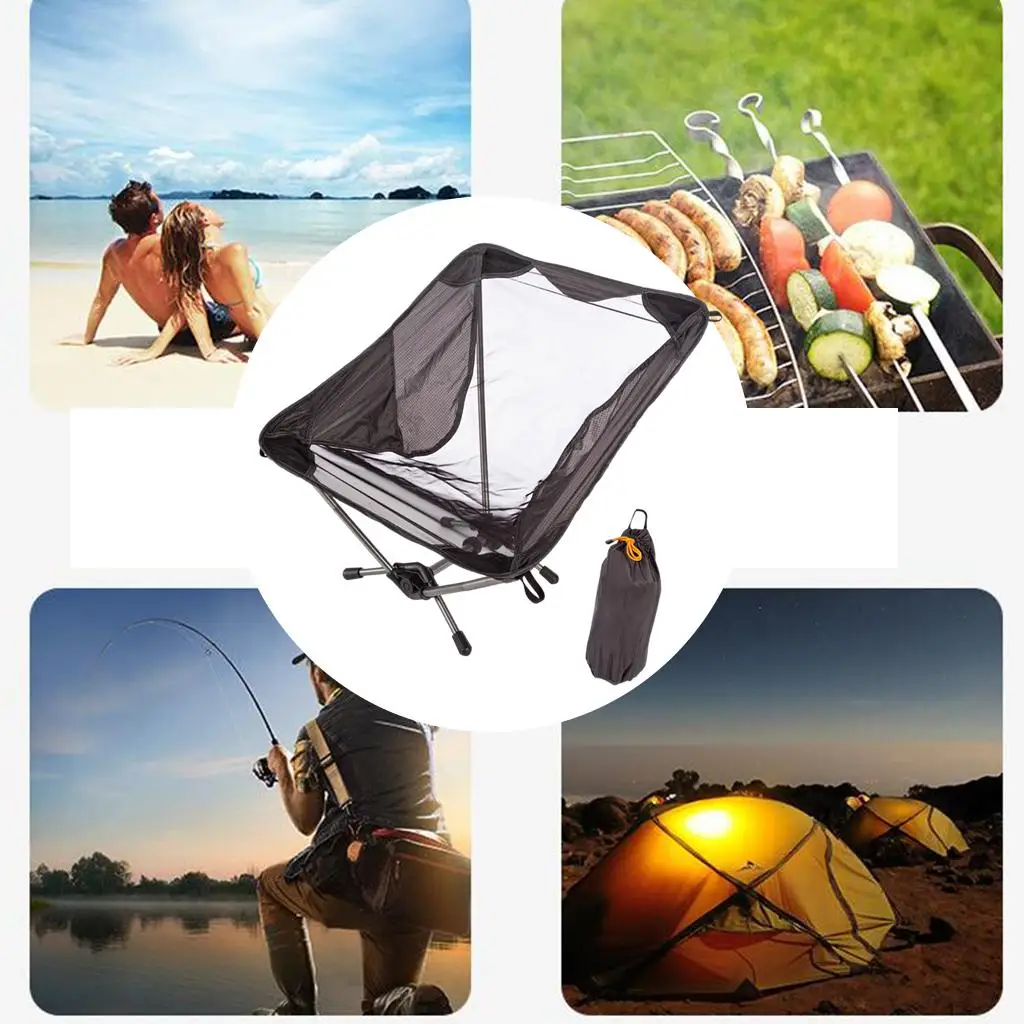 

Folding Portable Hiking Backpacking Patio Beach s with Carry Bag