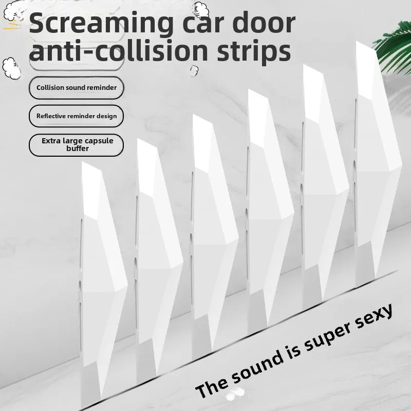 Car door anti-collision strip Screaming anti-collision sticker, door side rearview mirror anti-scratch and anti-scratch strip