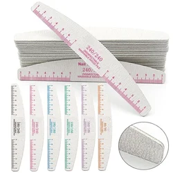 50pcs Nail File Wooden Sanding Buffer Block Pedicure Manicure UV Gel Nail Polish Pro Nail Files Artificial Nail Tips Tools