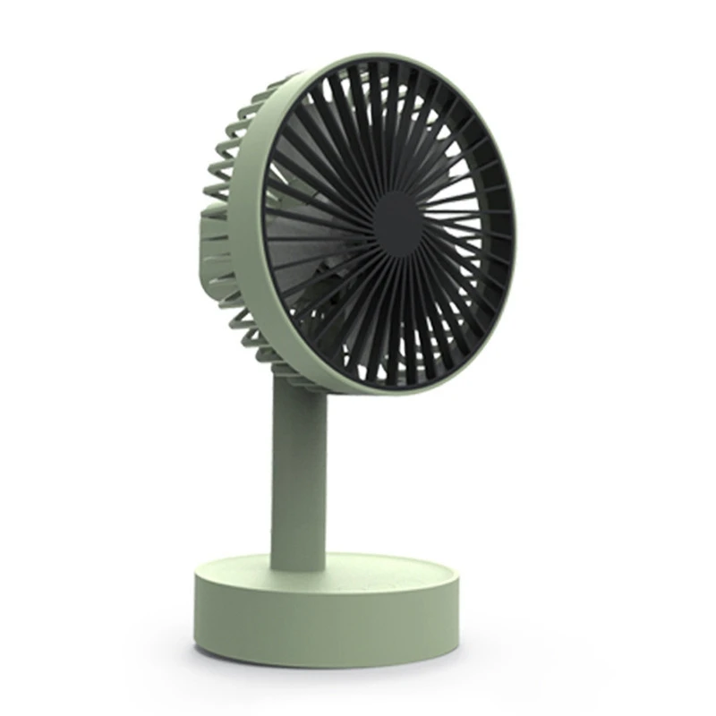 

Promotion! USB Handheld Charging Office Desktop Shaking Head Electric Fan Portable Student Dormitory Brushless Silent Small Fan