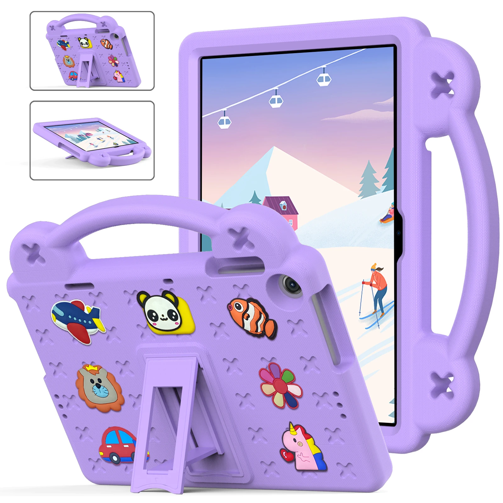 Custodia in EVA Bear per Huawei MatePad SE 10.4 10.1 Pro 10.8 12.6 T 10 10s Kids Capa Cover per MediaPad T5 10.1 M6 8.4 M5 Lite 8