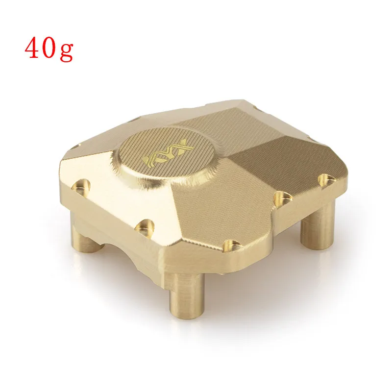 KYX simulation model car SCX10III AX103007 front and rear axle middle gear cover copper bridge cover, single weight 40g