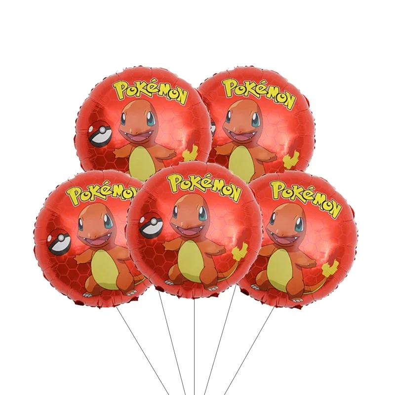 5 stücke Pokemon Pikachu Gehen Aluminium Folie Ballon Geburtstag Party Dekorationen Junge Mädchen Geschenke Luft Globos Baby Dusche Kinder Party geschenke