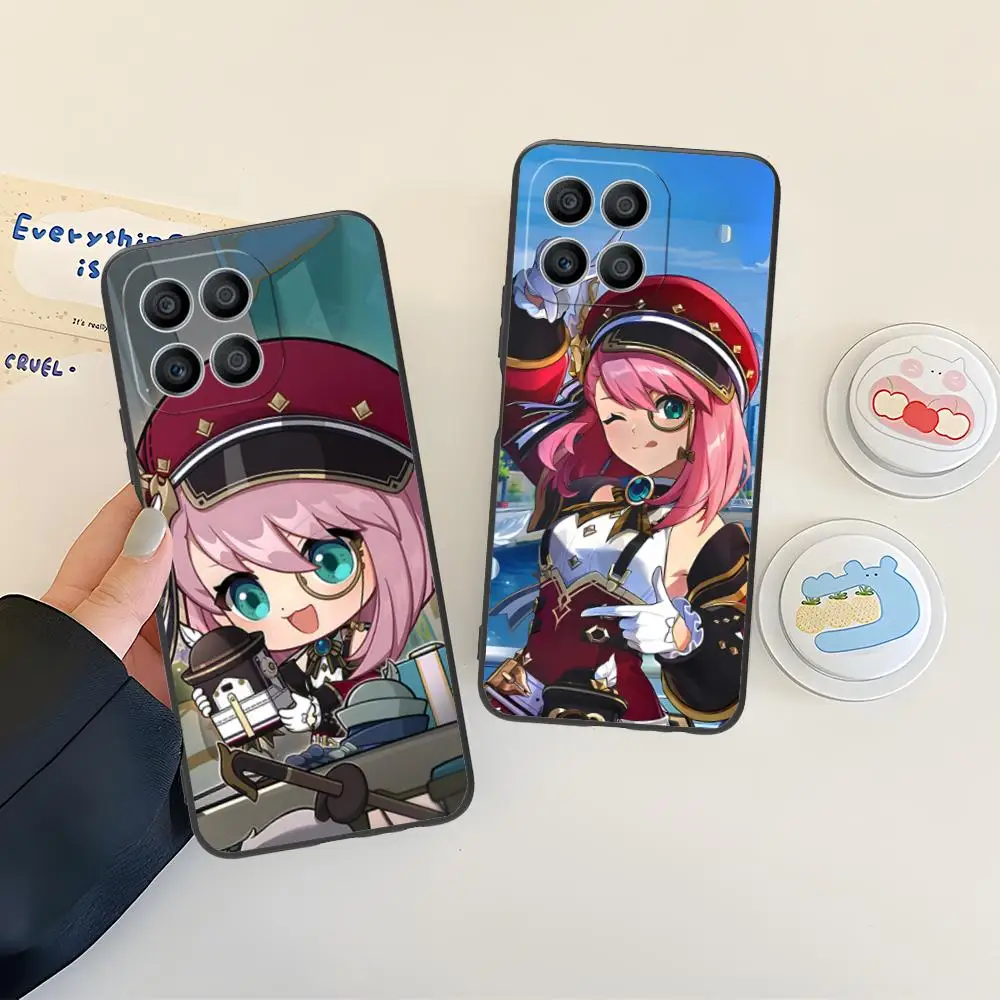 

Game GI Charlotte Phone Case for Honor 90 80 70 60 50 30 20 10 9 8 7 Pro S SE Lite 5G Soft TPU Shockproof Cover