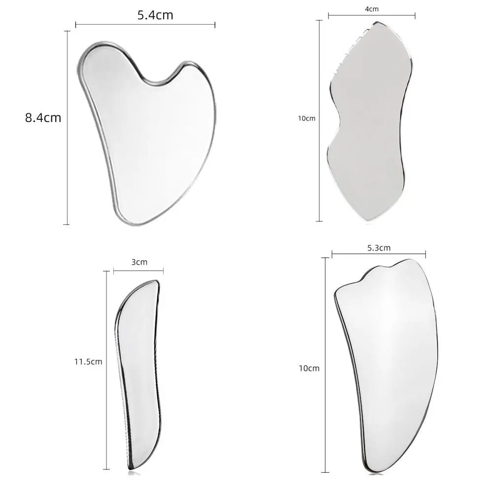 스테인리스 스틸 괄사 얼굴 도구 뷰티 도구 주름 제거 괄사 마사지 도구 피부 피로 완화 만능 괄사 보드