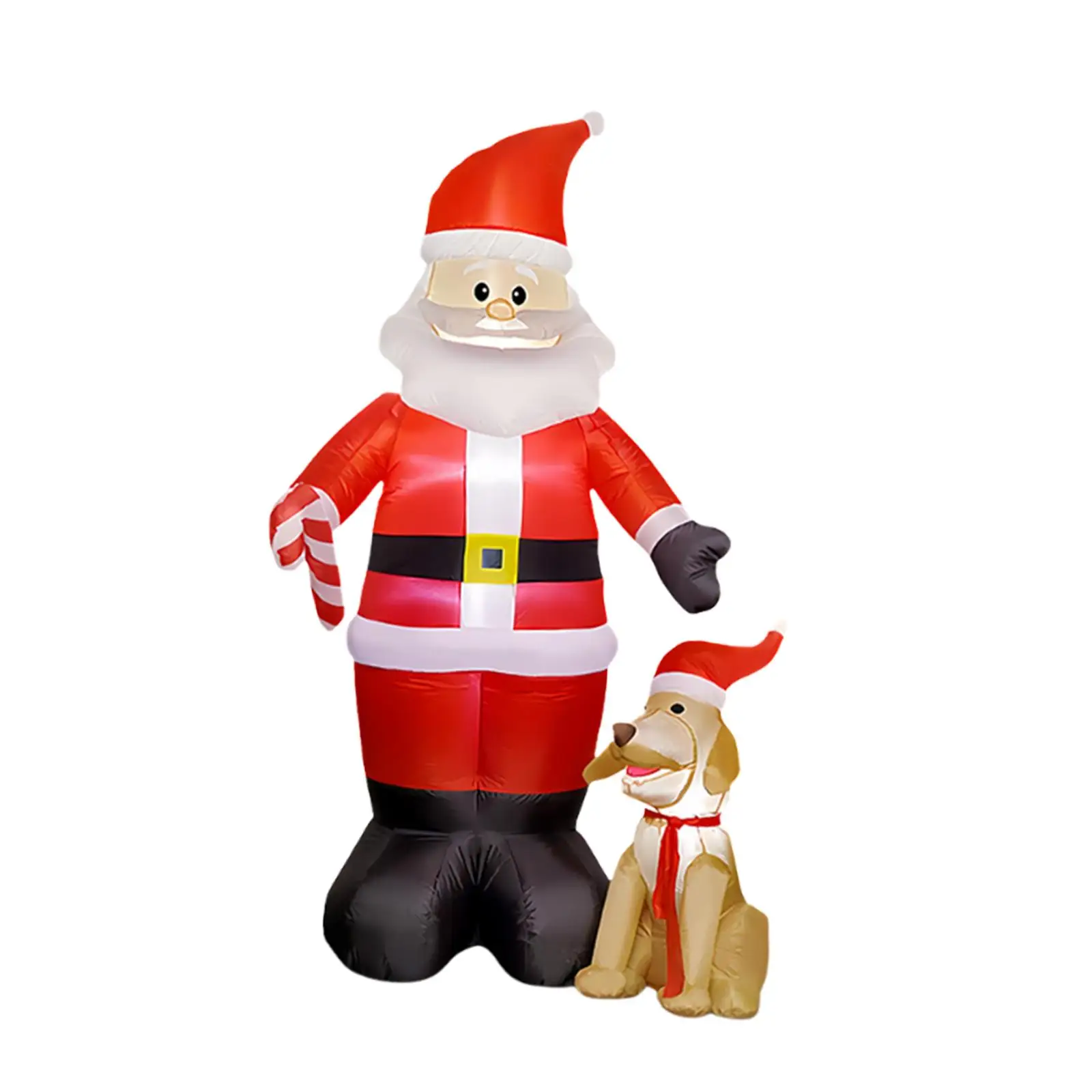 Christmas Inflatable Blow up Santa Claus with Lights for Yard Party Backyard