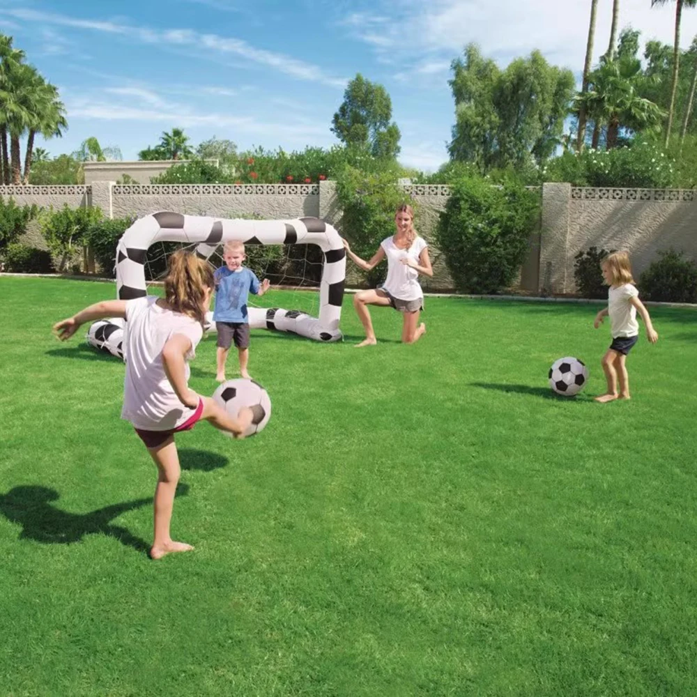 1 Set Gawang Sepak Bola Anak PVC Outdoor Grosir Dengan Jaring Latihan Sepak Bola & Bola 2025