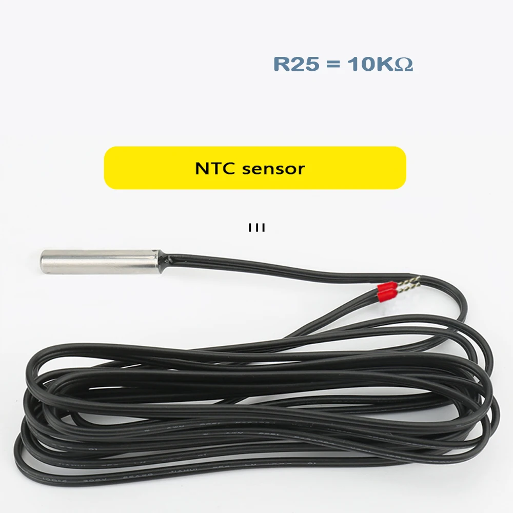 10 meters/15 meters/20 meters External sensor for underfloor heating thermostat，NTC 10K cable waterproof probe