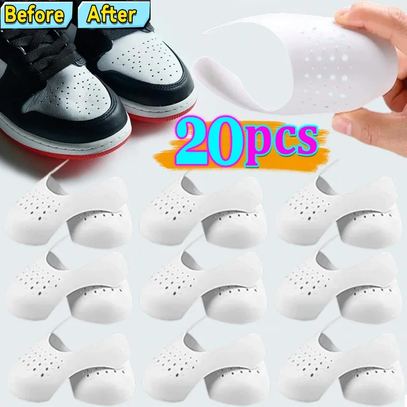 20pcs Shoe Anti Crease Protector for Basket Ball Shoes Head Crease Guard Sneaker Protector Shoe Stretcher Dropshipping Wholesale