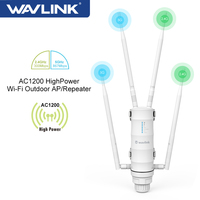 Wavlink Outdoor WiFi Range Extender Wireless Access Point Dual Band 2.4G+5Ghz High Power Wifi Router/Repeater Signal Booster POE