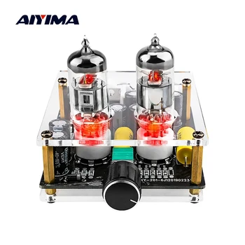 AIYIMA 6A2 Vacuum Tube Pre-Amplifier HIFI Bile Buffer Home Aduio AMP Tube Preamp Amplifier For Active Speaker Sound Amplifiers