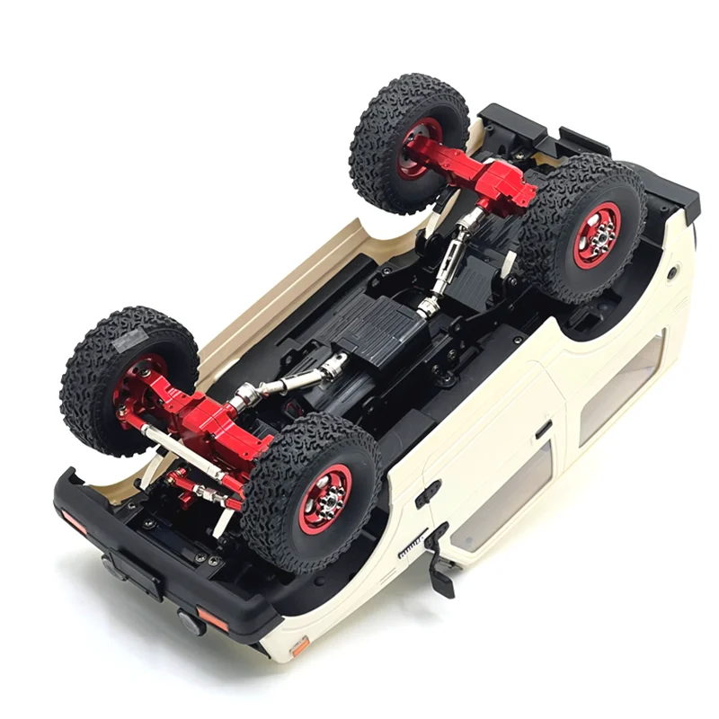 Ejes de transmisión delanteros y traseros de Metal para piezas de coche RC de escalada WPL 1/16 C64 C74-1 JA11, repuestos de actualización y actualización