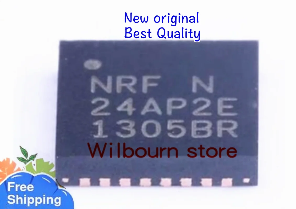 

2PCS~50PCS/LOT NRF24AP2E 24AP2E NRF24AP2-8CHQ32-T NRF24AP2-8CHQ32-R QFN32 New original