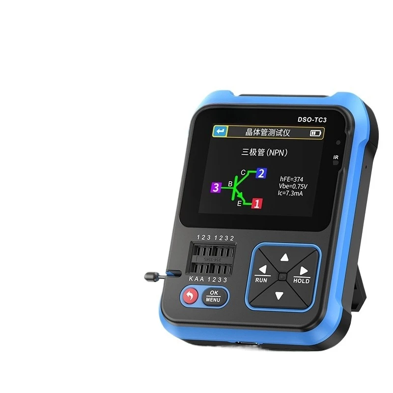 

Digital oscilloscope DSO-TC3 transistor tester LCR meter 3-in-1 portable handheld small