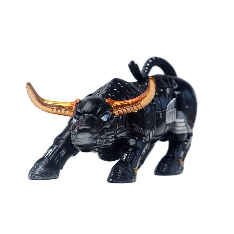 

20cm The Miami Bull Model Souvenir Statue for Decoration Sculpture Modern Art Office Desk Home Gothic Decor for Living Room