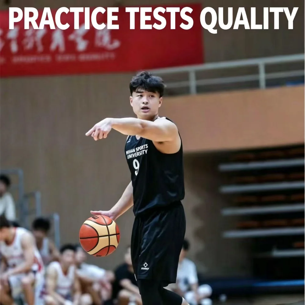 Morten  BaNew Tiffany Green GG6X-6 Sketball Professional Competition Ball Moisture-absorbing Soft Leather Wear-resistant view 2