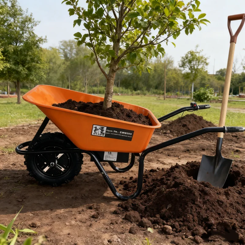 

24V/12A Electric Wheelbarrow Handcart EWB500 High Power One Week Door-to-door Delivery with Free Shipping US Inventory