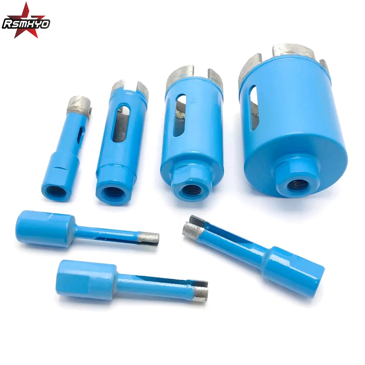 1pcs M10 Angle Grinder 6-75mm Blue Diamond Drill Cutter Saw Core Drill Bit Hole Opener For Marble Granite Tile Ceramic Concrete