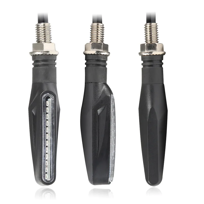 Moto Led Stromend Water Blinker Buigbare Knipperende Signalen Lamp Universele Motorfiets Richtingaanwijzer Gebouwd Relais 12V Flasher - afbeelding 2