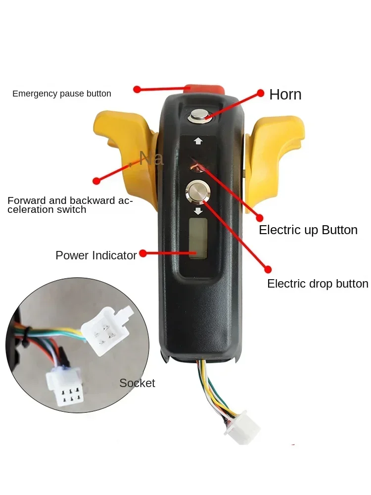 48V 800-1200W Electric Forklift Single Wheel Drive Assembly for Electric Trailer Tray Accelerator Driving Wheel