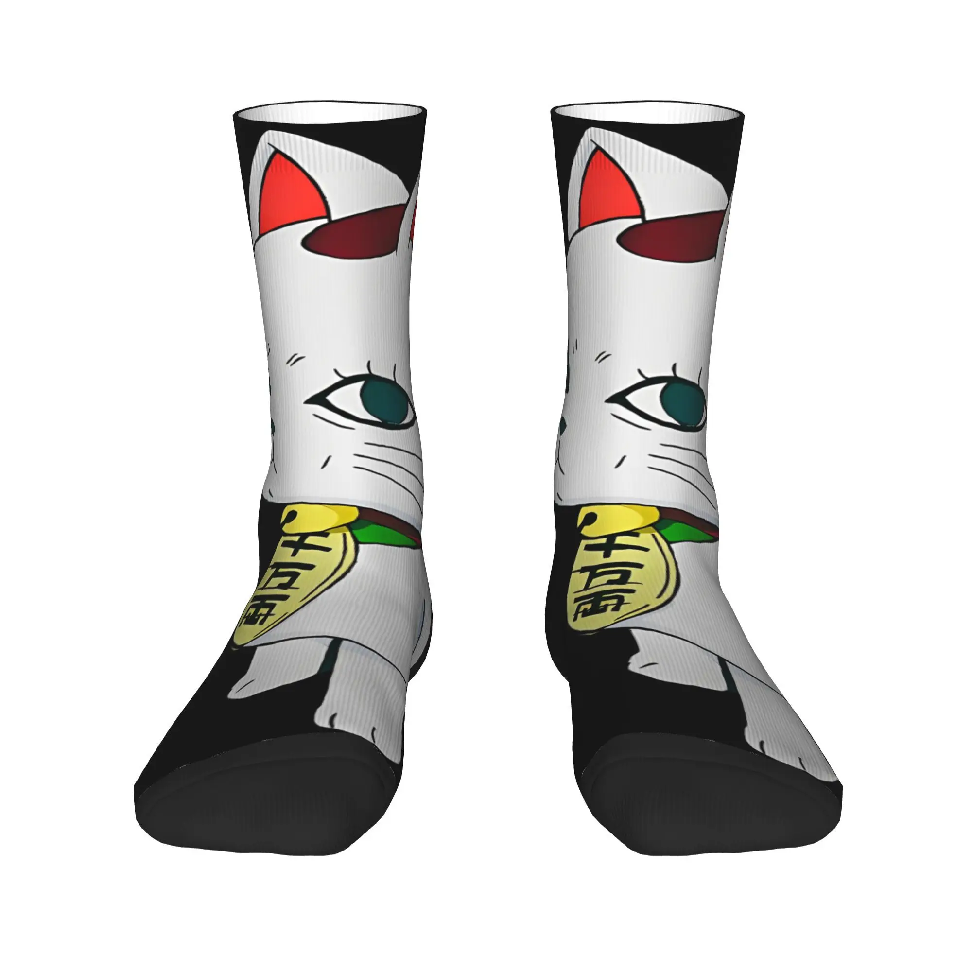 جوارب DanDaDan جوارب شتوية للزوجين على الطراز القوطي جوارب متوسطة ناعمة بتصميم جوارب مضادة للانزلاق