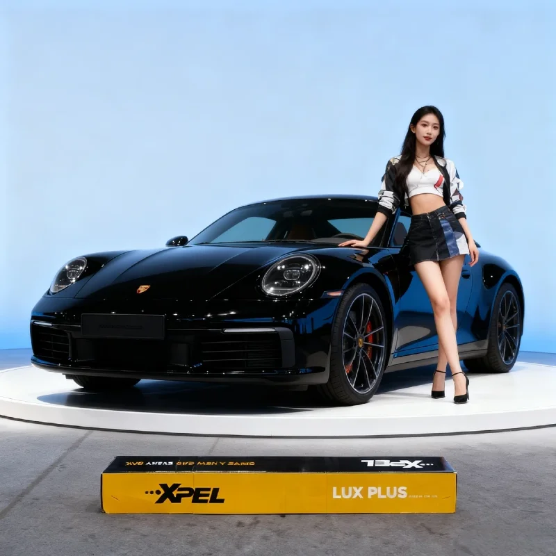 

XPEL 9,5 мил ТПУ PPF Автоматическая защитная пленка для краски Высокая глянцевая прозрачность 10-летняя гарантия Самовосстанавливающаяся чрезвычайно прочность Глянцевая