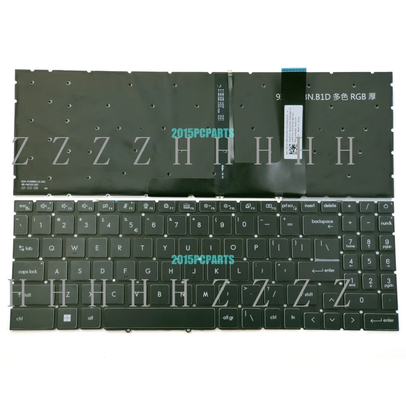 

Z New For MSI Pulse GL66 12UCK Pulse GL76 11UCK 11UDK 11UGK keyboard RGB backlit US