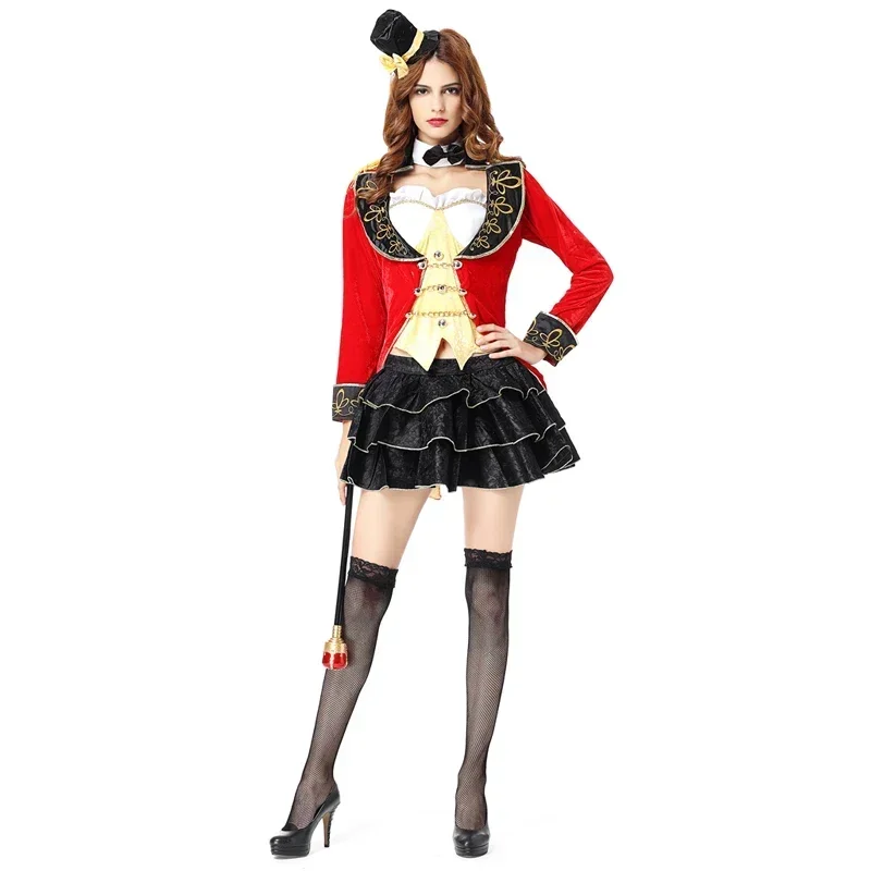 

Uniform For Role-playing Halloween Cosplay Costume Female Cosplay Dress Adult Circus Clothes Women Clown Costume Halloween Party