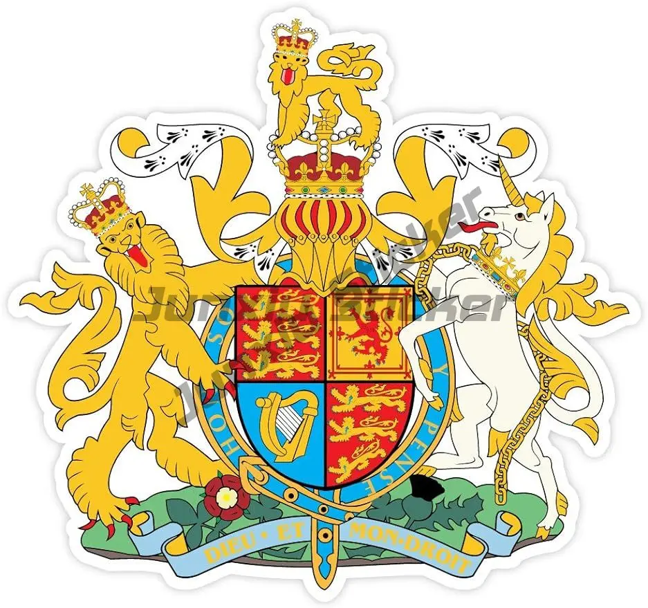 UK United Kingdom Coat of Arms Sticker Motorcycles Truck Accessories Car Gadgets Camperize Van Vehicle Supplies Decal